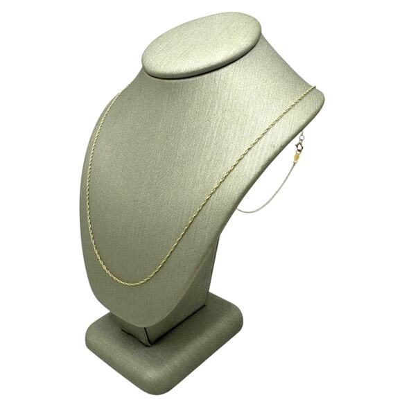 14k Yellow Gold Thin Chain (16672) - Picture 2 of 7